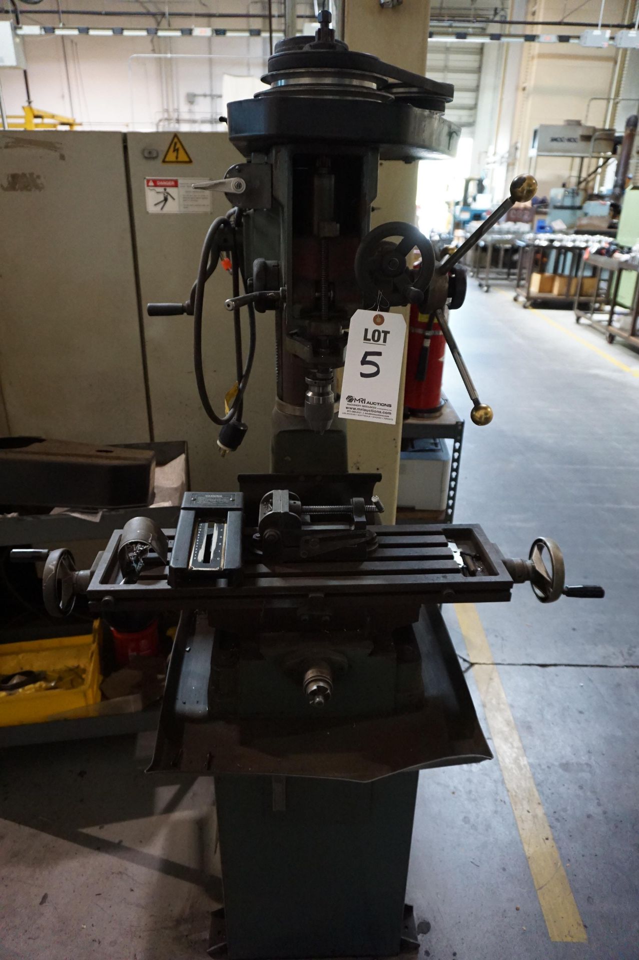 MILL/DRILL PRESS WITH MACHINIST VISE (UNTESTED)