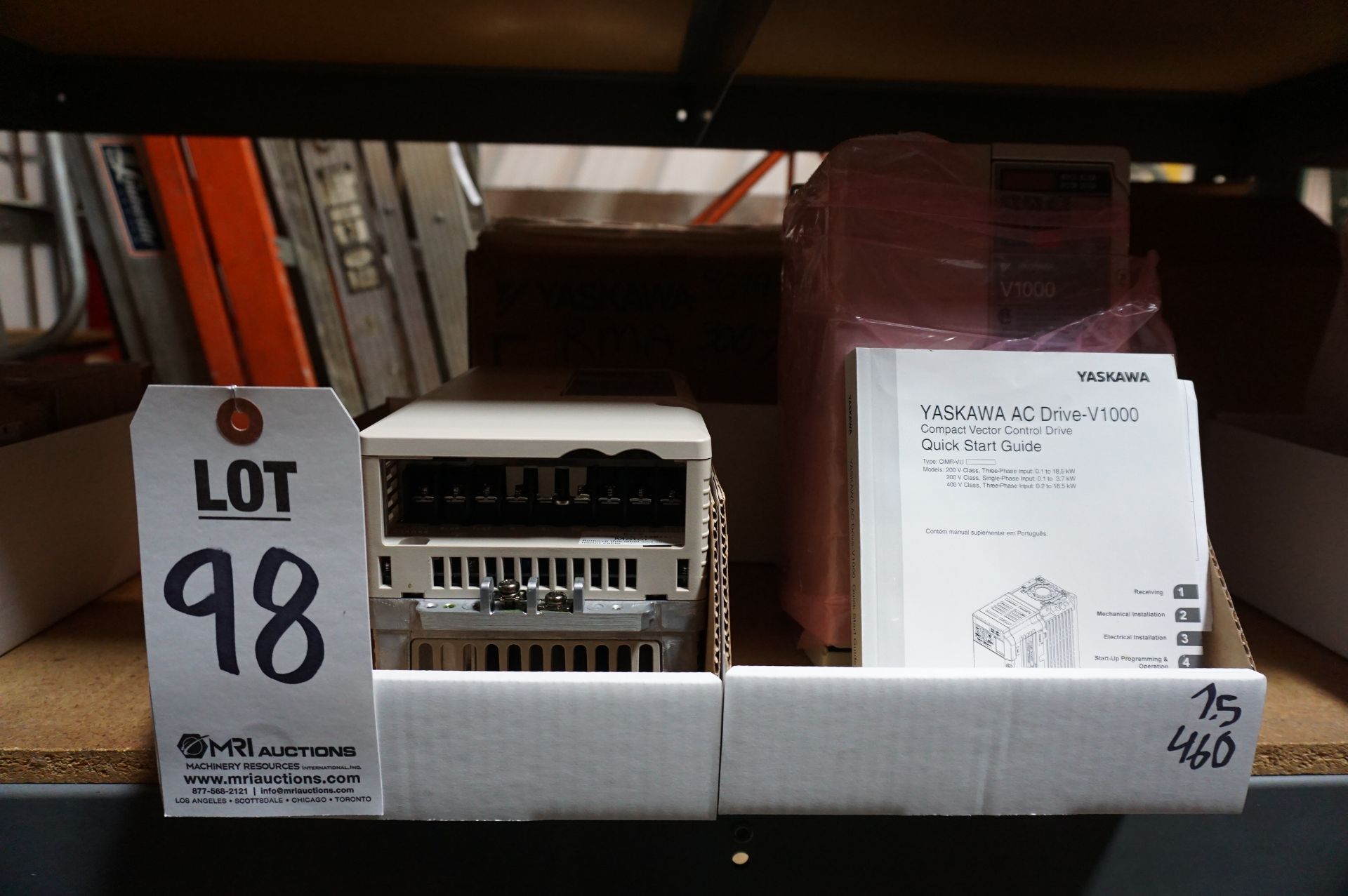 LOT TO INCLUDE: (1) NEW IN BOX ORIGINAL PACKAGING: YASKAWA V1000 AC DRIVE, COMPACT VECTOR CONTROL - Image 3 of 3