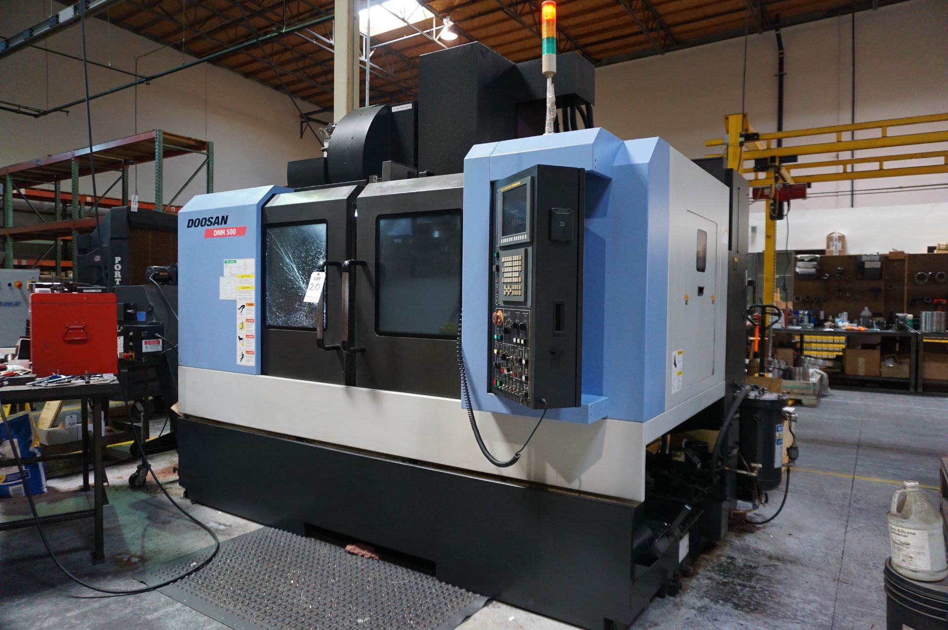 2013 DOOSAN DNM 500 CNC VERTICAL MACHINING CENTER, 9118 APPROX RUN TIME AS OF MAY 9 2024, 8,000 - Image 3 of 20