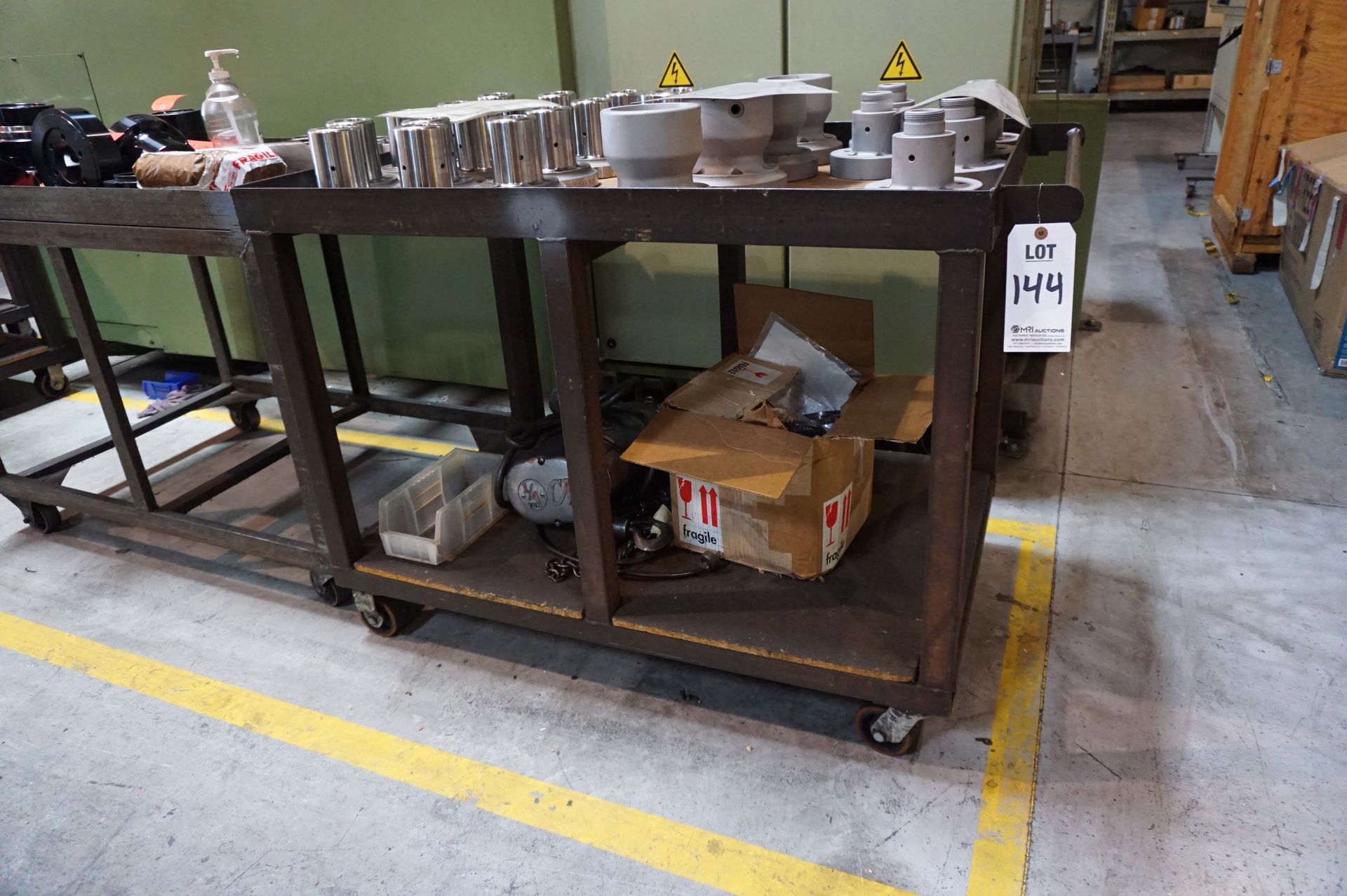 (3) STEEL SHOP CARTS *NO CONTENTS CARTS ONLY* - Image 3 of 3
