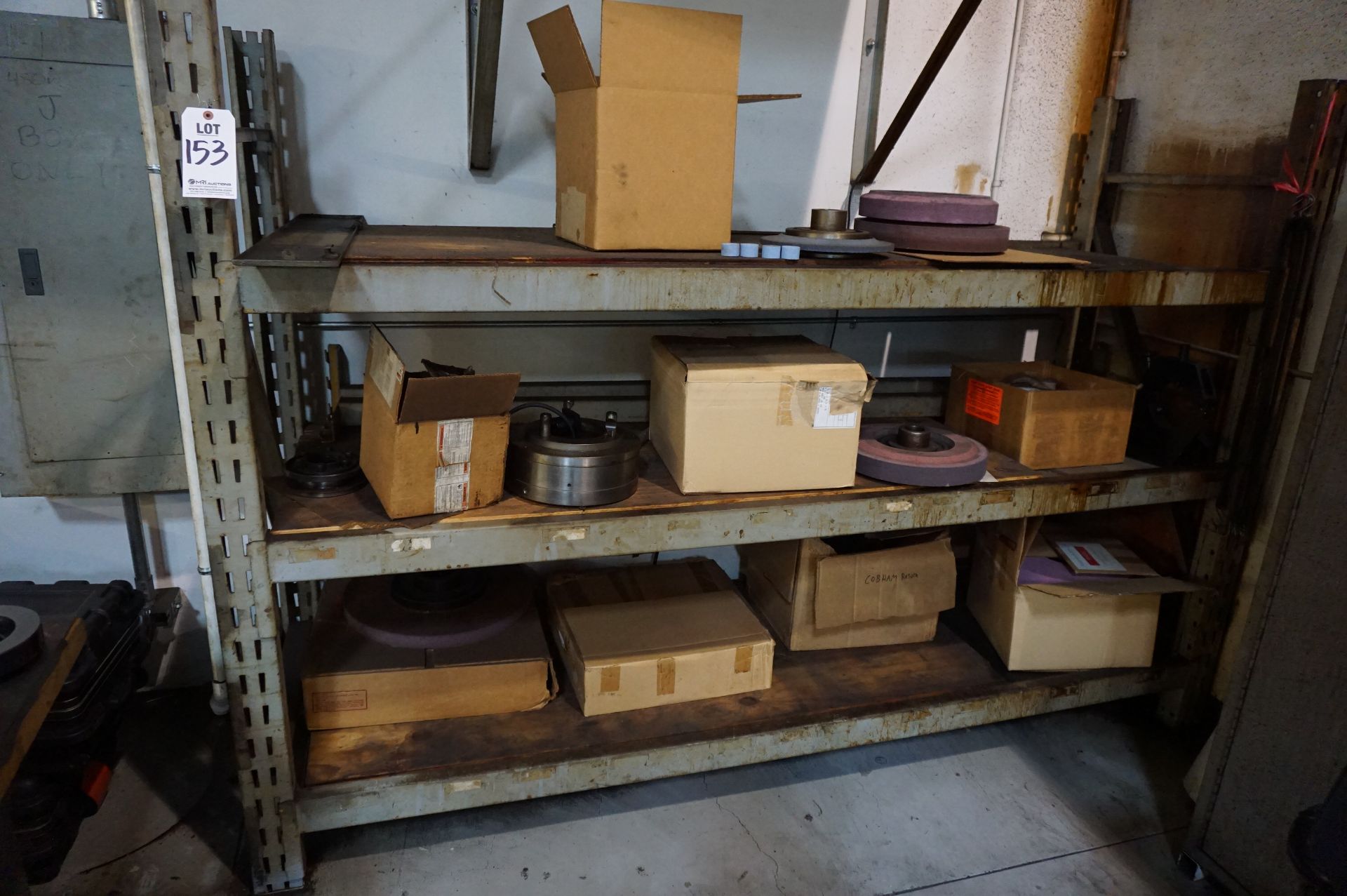 (2) HEAVY DUTY STEEL INVENTORY RACKS *NO CONTENTS RACKS ONLY* - Image 2 of 2