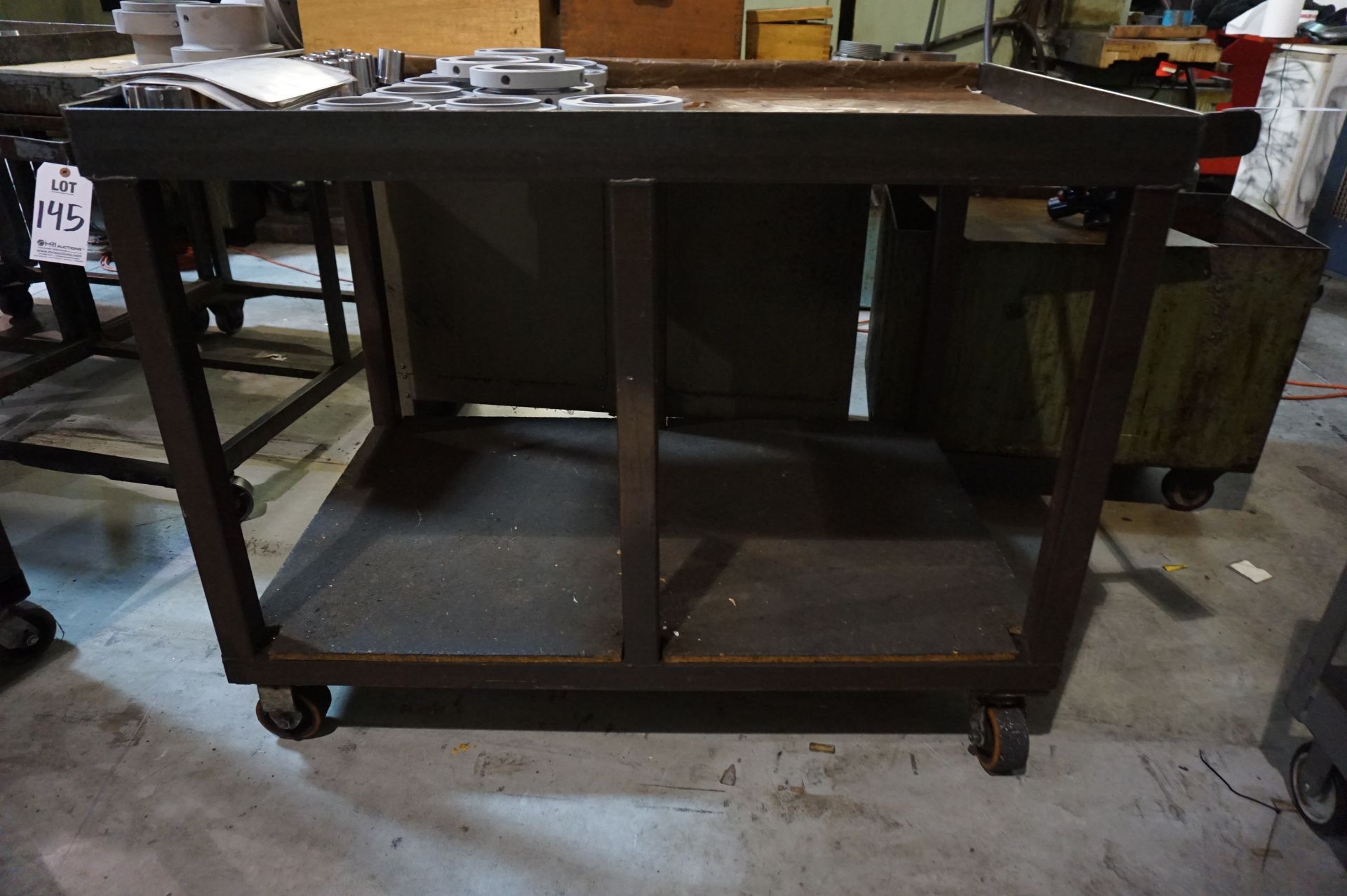 (5) STEEL SHOP CARTS *NO CONTENTS CARTS ONLY* - Image 2 of 4