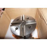 ORIGINAL BOX LIKE NEW EXCELLENT CONDITION: HWR INOFLEX VD 021 8" COMPENSATING 4 JAW MANUAL CHUCK