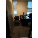 SECOND FLOOR OFFICE TO INCLUDE: HIGH END EXECUTIVE DESK, MONITOR AND STAND KEYBOARD, EXECUTIVE