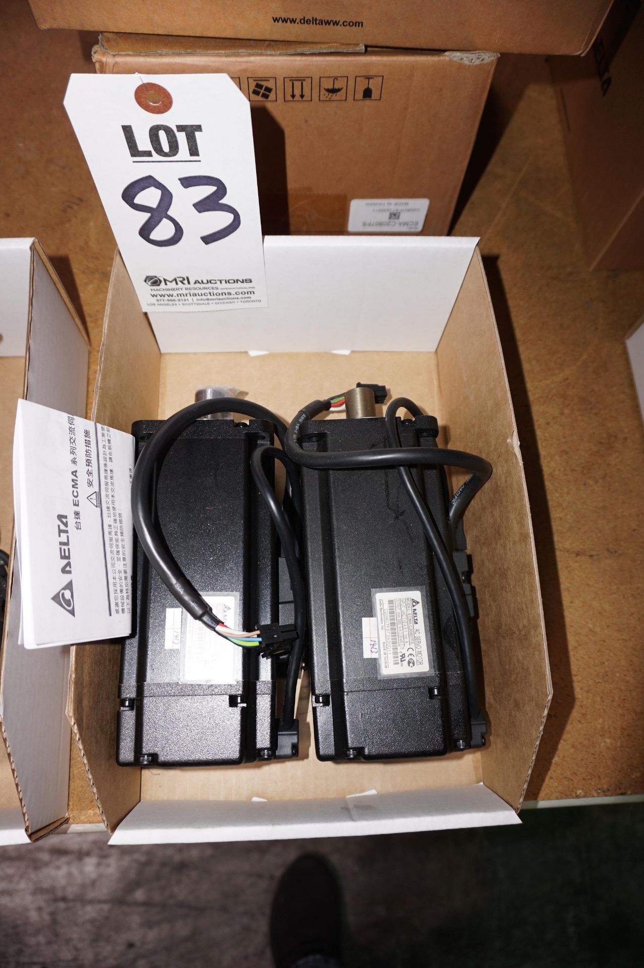 LOT TO INCLUDE: (2) NEW WITH ORIGINAL BOX DELTA AC SERVO MOTORS MODEL ECMA-C20807FS - Image 2 of 4