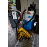 PALLET MASTER PALLET JACK, TESTED WORKING *LATE PICK UP*