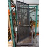 FORKLIFT WORKMASTER MAN CAGE, WITH STRAPS AND INVENTORY CAGE *LATE PICK UP*