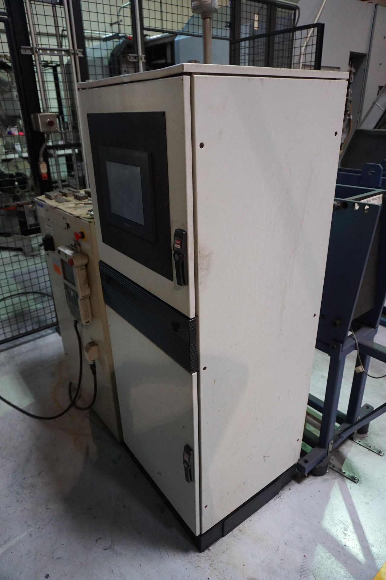 AUTOMATION STATION WITH SAFETY CAGE AND CONTENS TO INCLUDE: 2005 YASKAWA MOTOMAN HP 165 HIGH PAYLOAD - Image 9 of 27