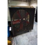 INDUSTRIAL SHOP FAN WITH ROLLING BASE, 54" X 54"