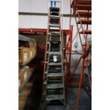 MISC. ERNER AND LOUISVILLE STEP LADDERS, VARIED SIZES 6', 12' - LATE PICK UP