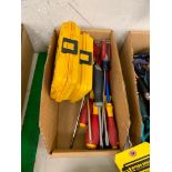 Box of Assorted Screwdrivers, Driver Sets