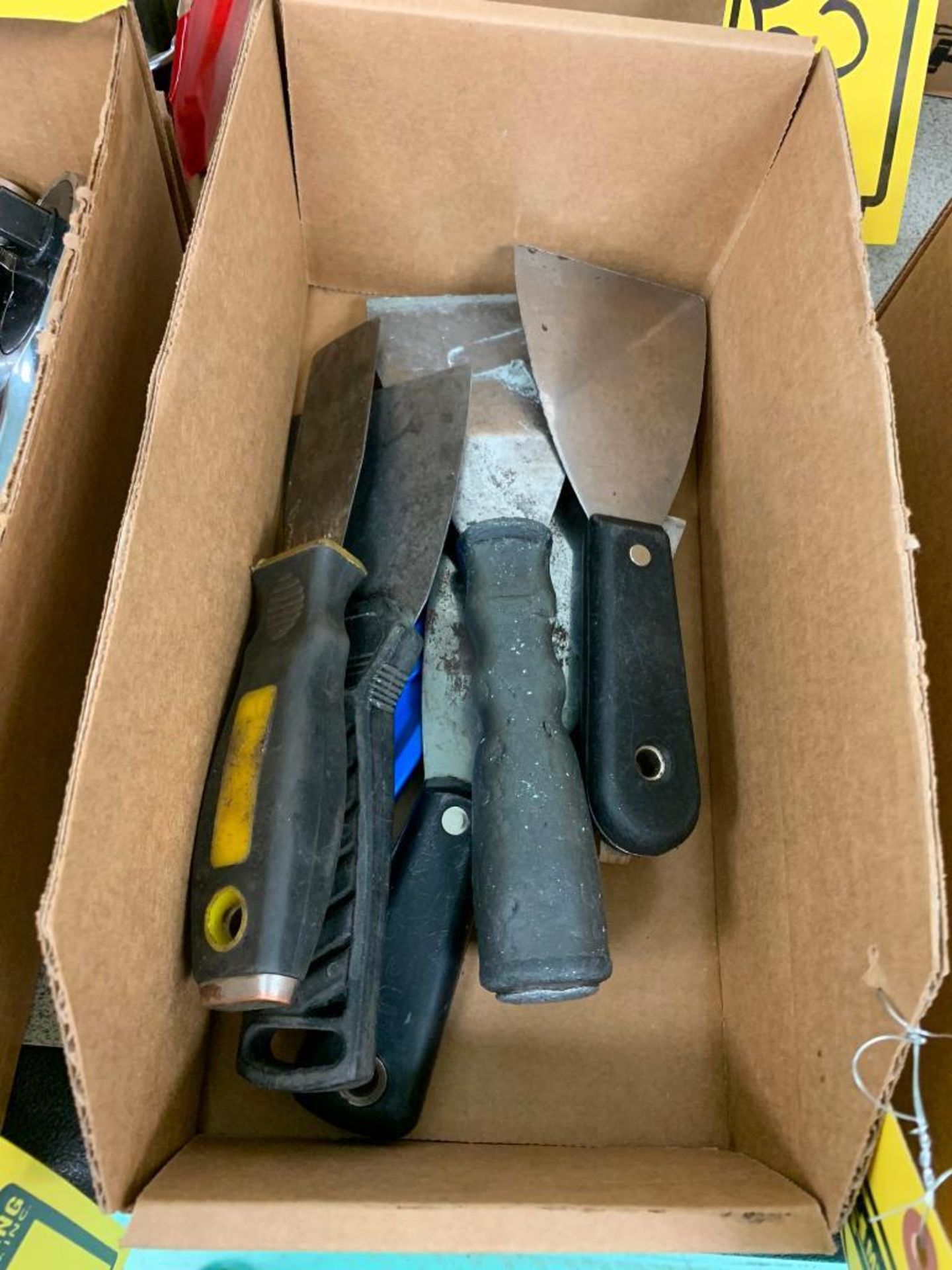Box of Assorted Putty Knives