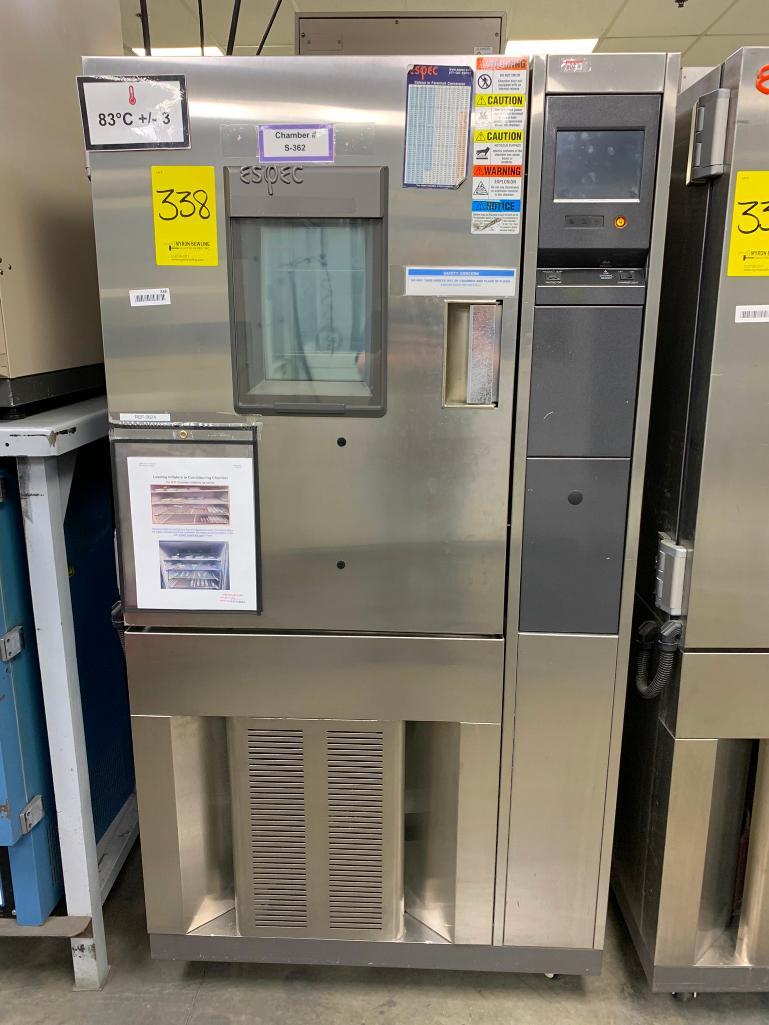{ Choice of lots: 338, 339 } Espec Temperature Chamber, Model EPX-2H, S ...