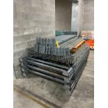 Pallet Rack: (4x) 87" X 59" Uprights, (21x) 67" X 3" Step Beams, (5) Wire Deck