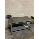 Welding Table w/ Wilton 5" Bench Vice, 36" X 60" & Butcherblock Top Workbench, 36" X 72"