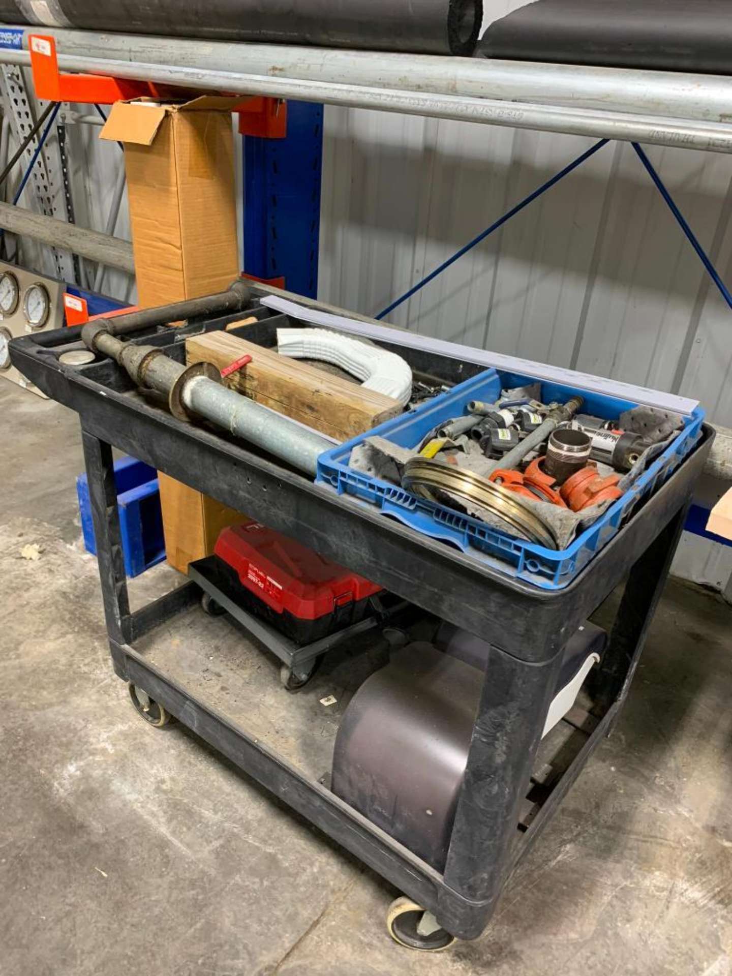 Cantilever Rack w/ Content: Galvanized Pipe, 80/20, Pipe Insulation ...