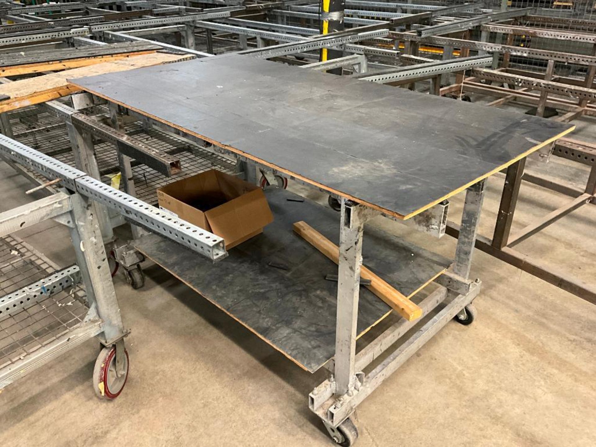 (25) Material Carts on Casters, 39" H x 131" W x 48" D - Image 12 of 14