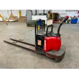 Raymon Forklift Truck, Model 840-F80L, Good Batteries, Mac Battery Charger, 8,000 LB. Max. Cap.