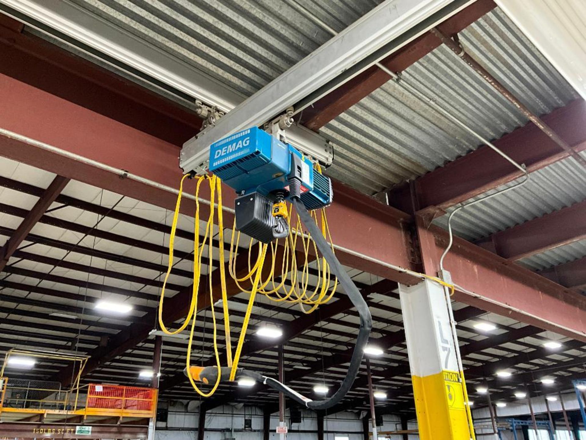 Zimmerman ZRA2 Ingersoll-Rand Ceiling Mount Bridge Crane, 8" H x 887" W x 190", w/ (2) Demag 550 LB. - Image 21 of 29