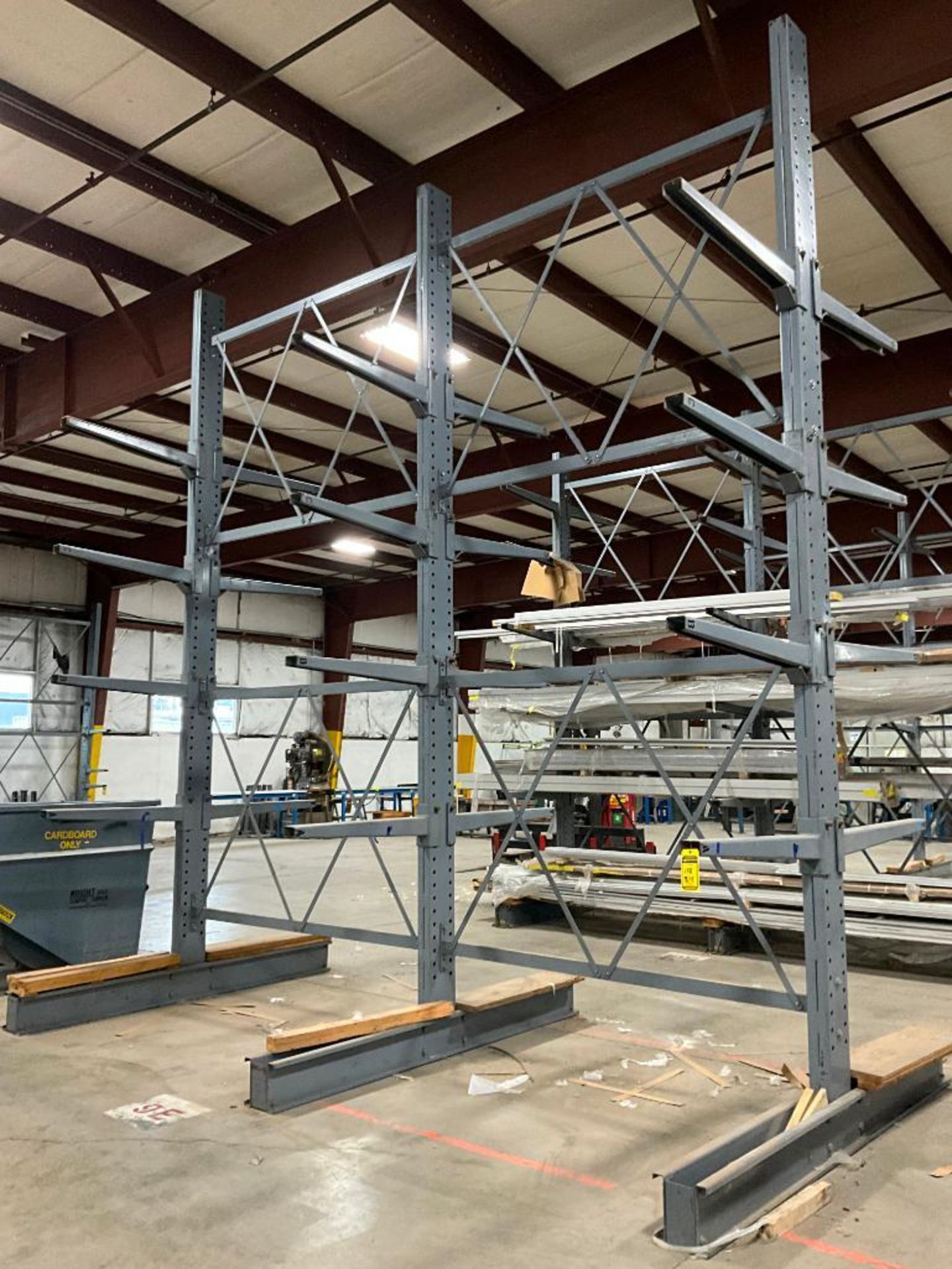 (1) Steel Rack, 214 H x 200" W x 37" D, Extra Arms - Image 12 of 20