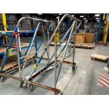 (2) Glass Racks, 73" H x 72" W x 45" D