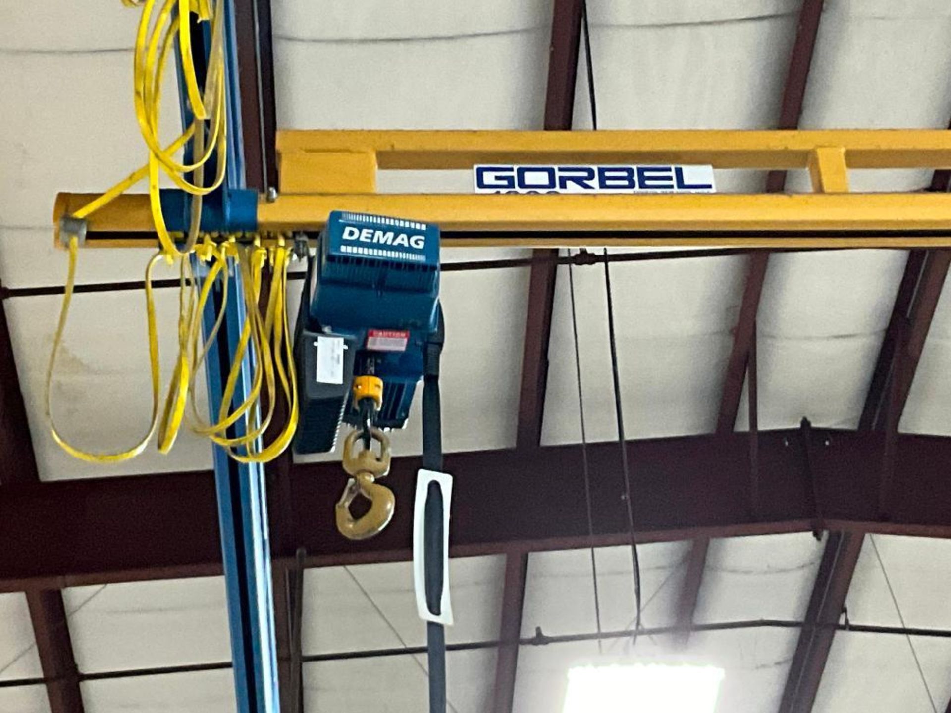 Gorbel Freestanding Crane System, (2) 1,000 LB. Hoist on Trolley, 220" H x 663" W x 268" D - Image 21 of 26