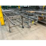 (25) Material Carts on Casters, 39" H x 131" W x 48" D