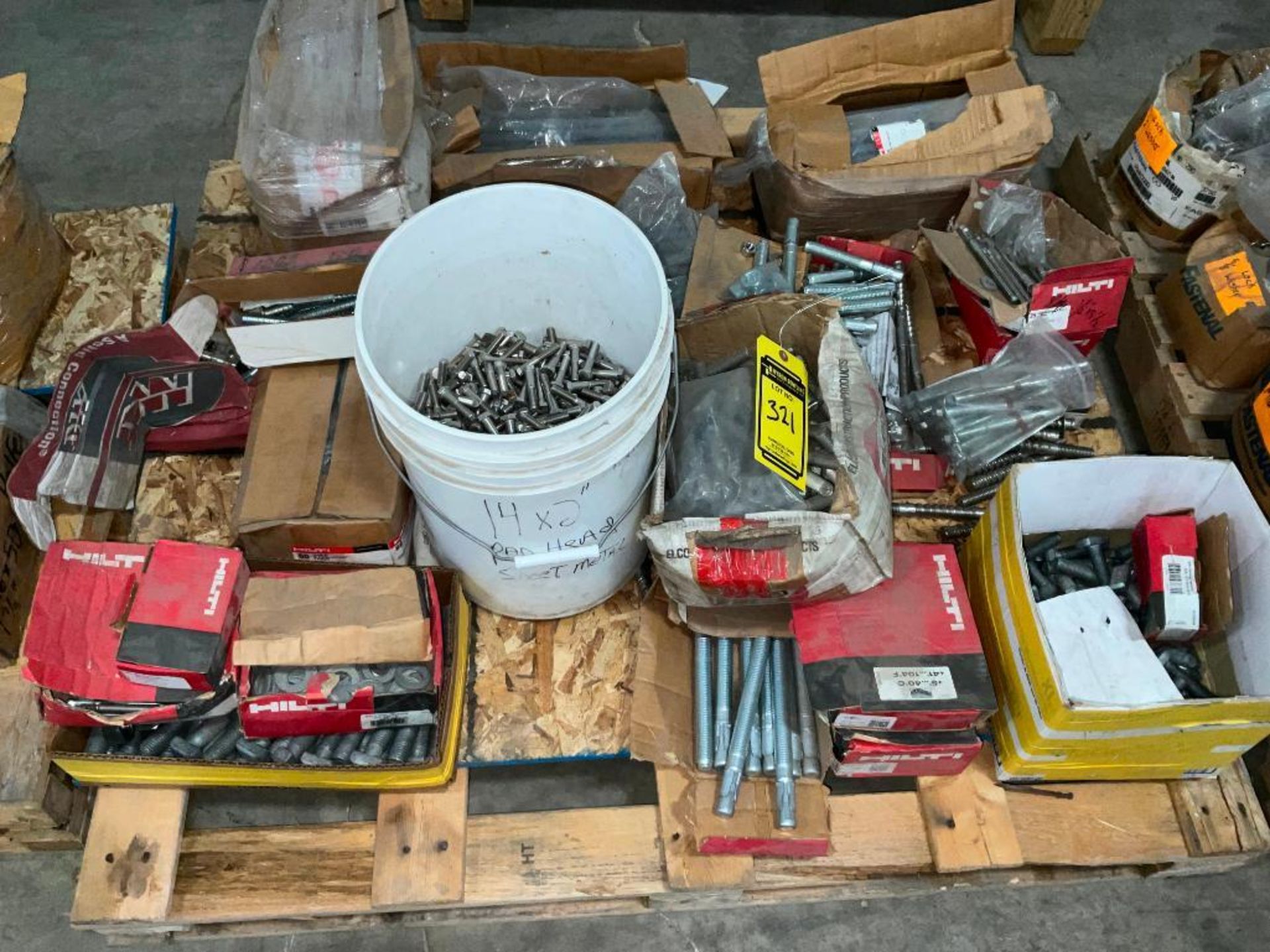 (30) Pallets of Concrete Anchors, Washers Flat & Lock, Nuts, Allen Head Bolts, Acorn Nuts, Threaded - Image 161 of 165