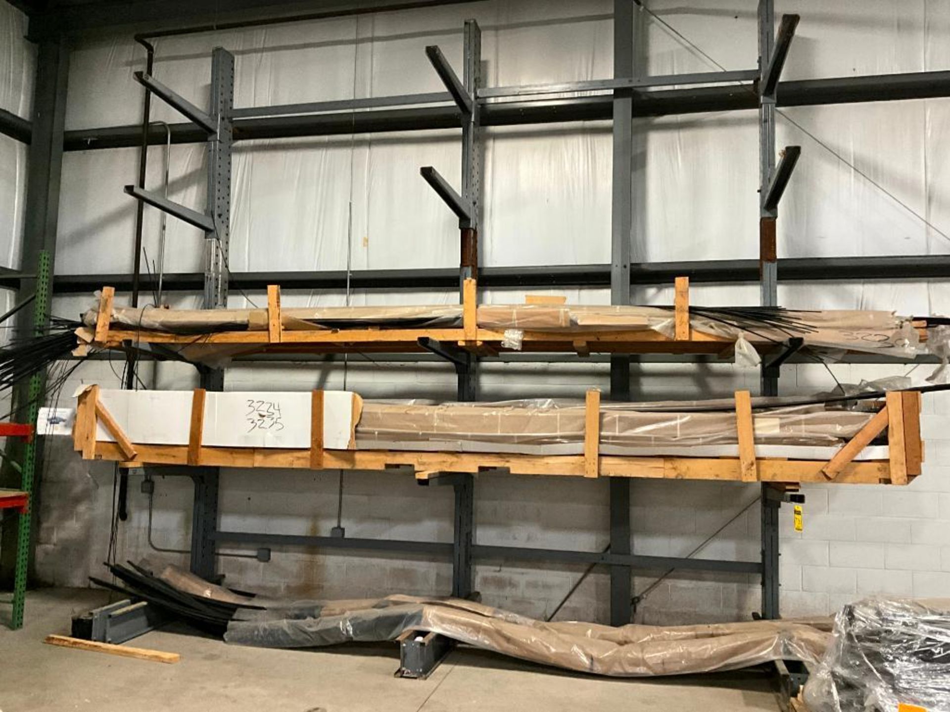 Storage Rack (No Contents), 17' H x 18' W x 62" D