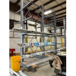 (1) Steel Rack, 214 H x 200" W x 37" D, Extra Arms
