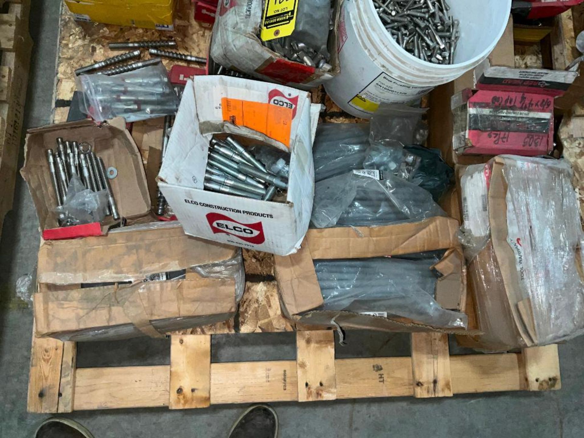 (30) Pallets of Concrete Anchors, Washers Flat & Lock, Nuts, Allen Head Bolts, Acorn Nuts, Threaded - Image 147 of 165