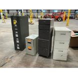 (49) File Cabinets, Assorted Sizes, (2) Lunch Tables