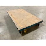 Steel Dolly Wood Deck, 13" H x 77" W x 44" D