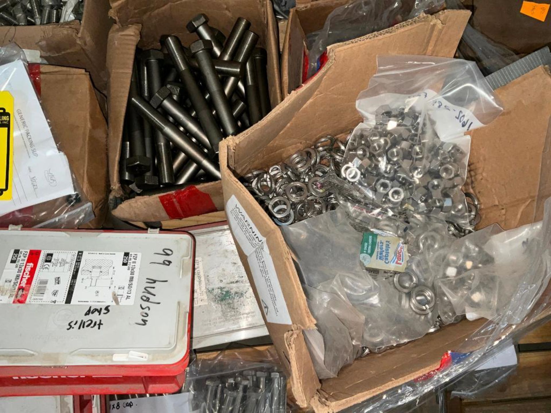 (30) Pallets of Concrete Anchors, Washers Flat & Lock, Nuts, Allen Head Bolts, Acorn Nuts, Threaded - Image 59 of 165