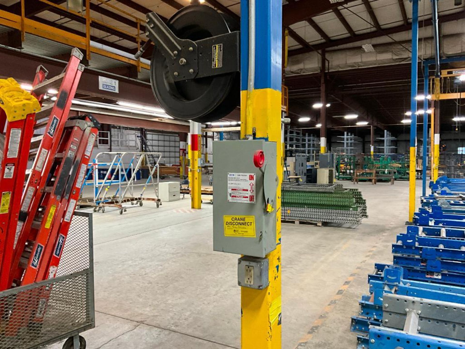 Gorbel Freestanding Crane System, (2) 1,000 LB. Hoist on Trolley, 220" H x 663" W x 268" D - Image 23 of 26