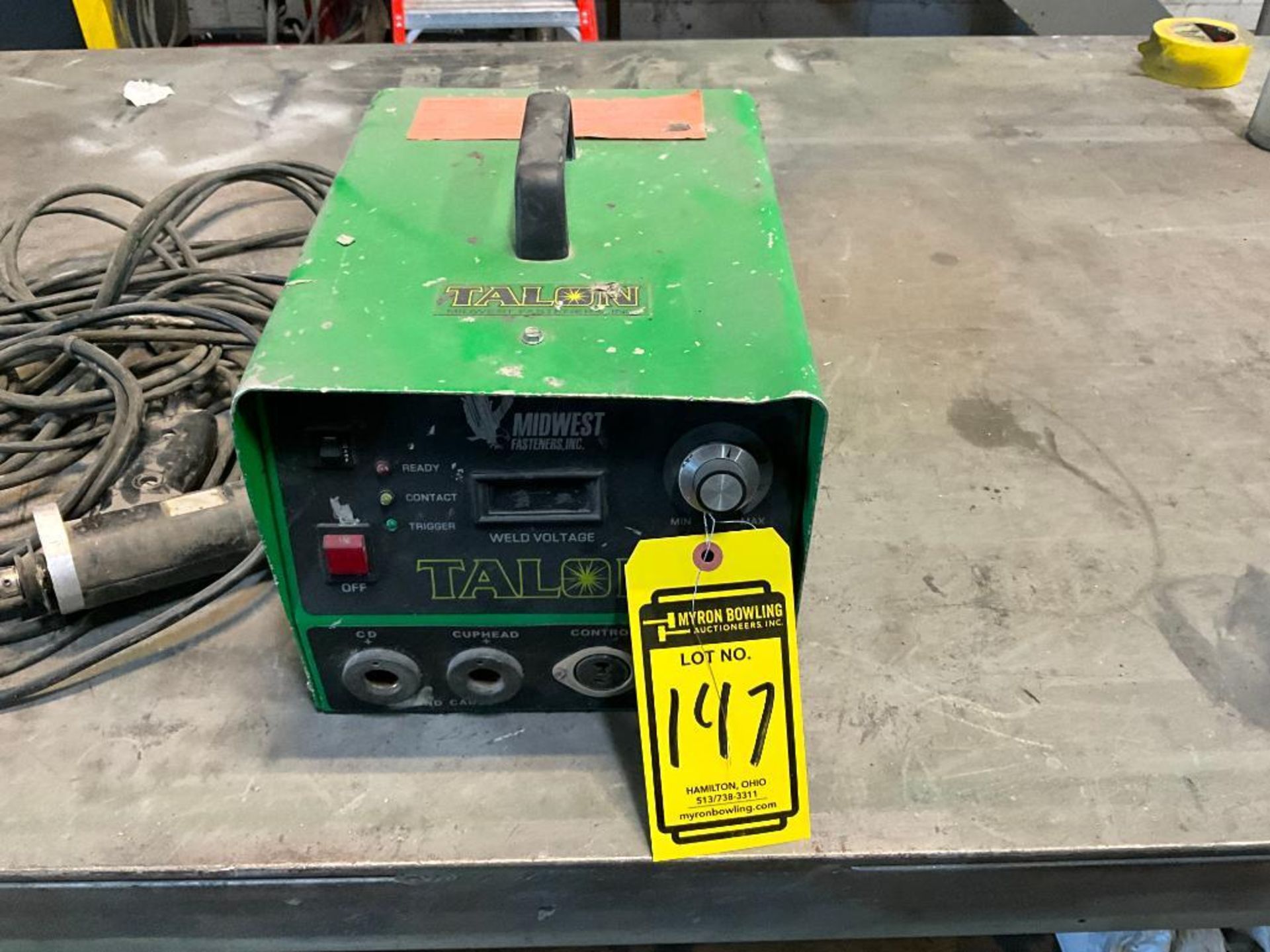 Midwest Fasteners Inc. Stud Welder, Model TALON, Part No. CDSW-007-01 - Image 3 of 4