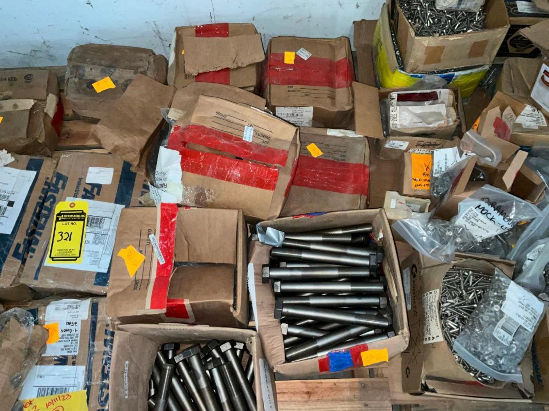 (30) Pallets of Concrete Anchors, Washers Flat & Lock, Nuts, Allen Head Bolts, Acorn Nuts, Threaded - Image 65 of 165