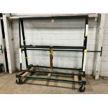 (2) Glass Racks, 83" H x 85" W x 41" D