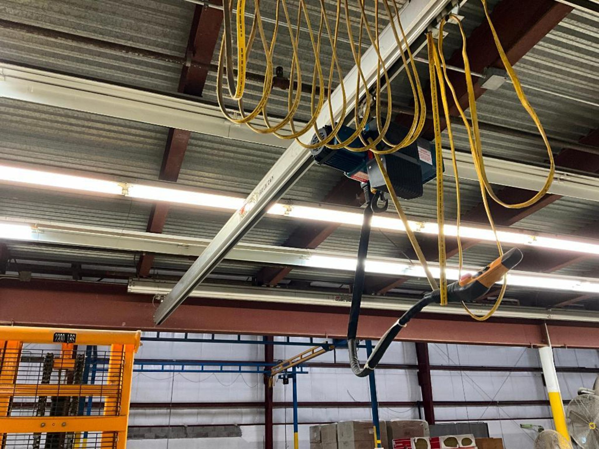 Zimmerman ZRA2 Ingersoll-Rand Ceiling Mount Bridge Crane, 8" H x 887" W x 190", w/ (2) Demag 550 LB. - Image 28 of 29