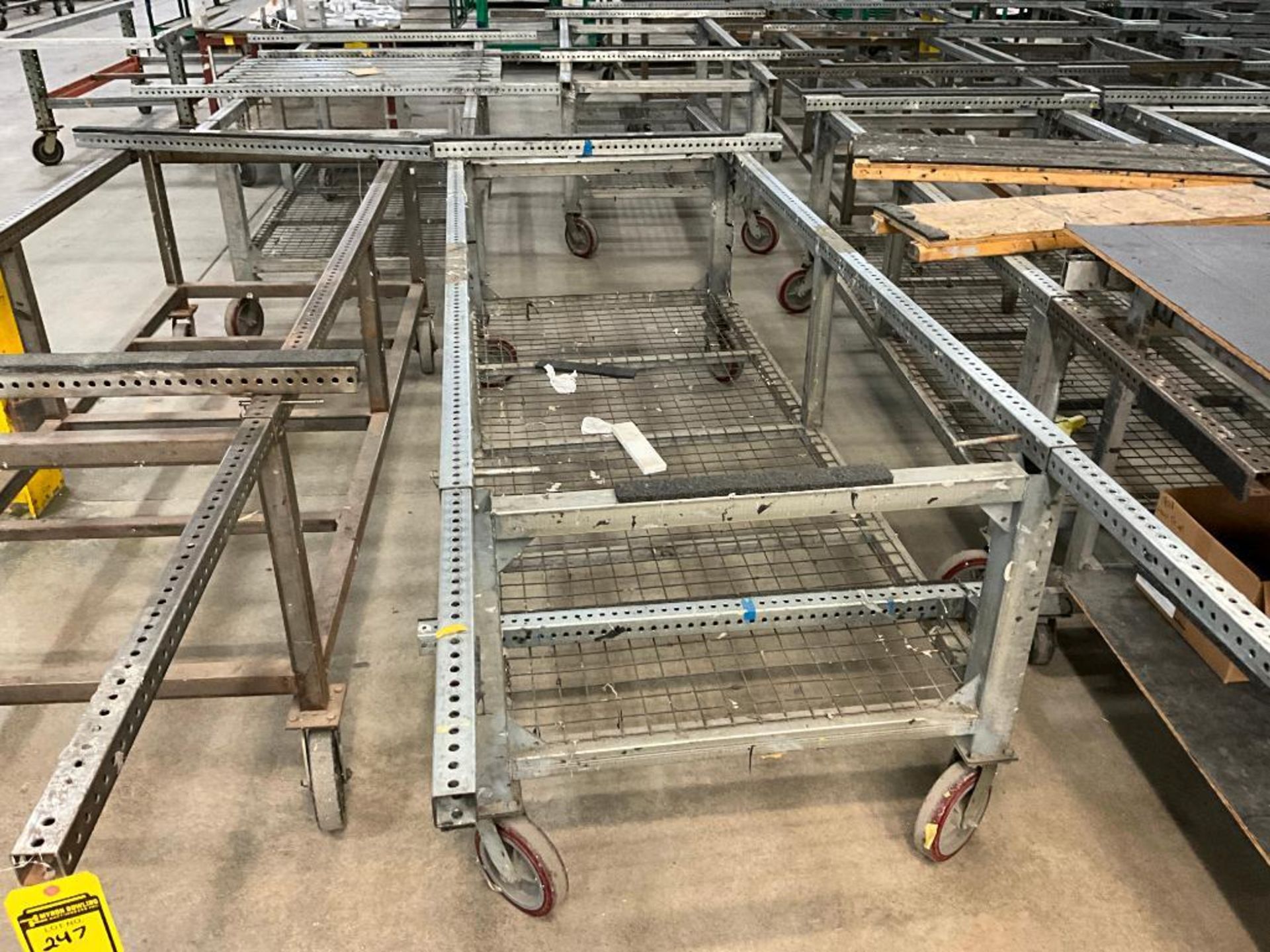 (25) Material Carts on Casters, 39" H x 131" W x 48" D - Image 14 of 14