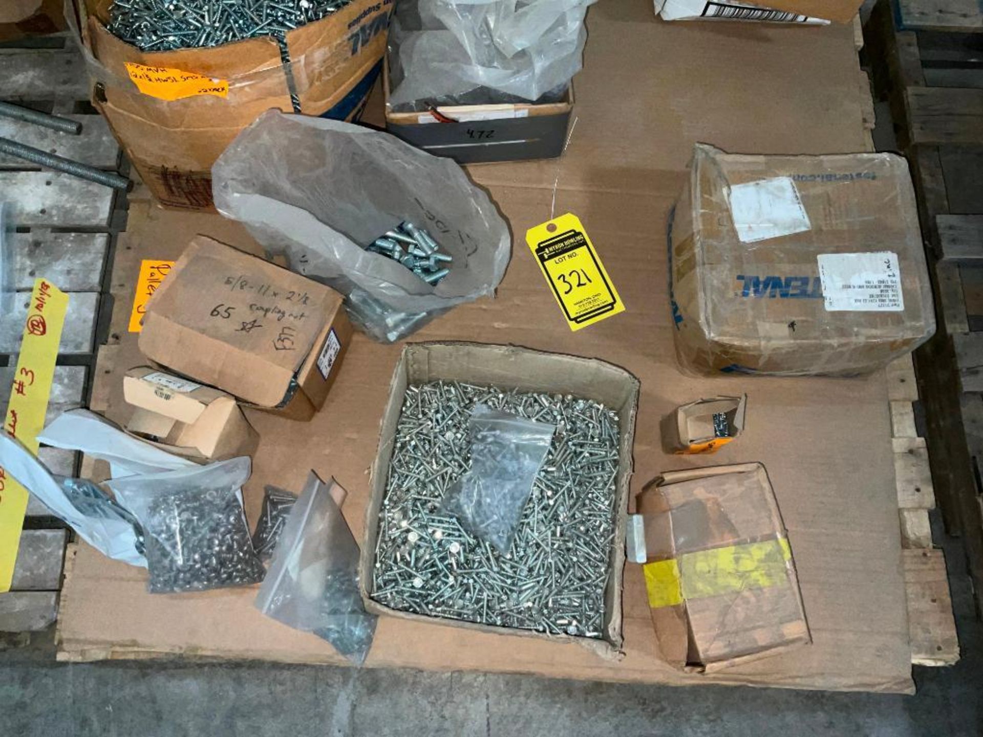 (30) Pallets of Concrete Anchors, Washers Flat & Lock, Nuts, Allen Head Bolts, Acorn Nuts, Threaded - Image 83 of 165