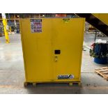 Justrite Safety Cabinet w/ Contents, 66" H x 59" W x 34" D