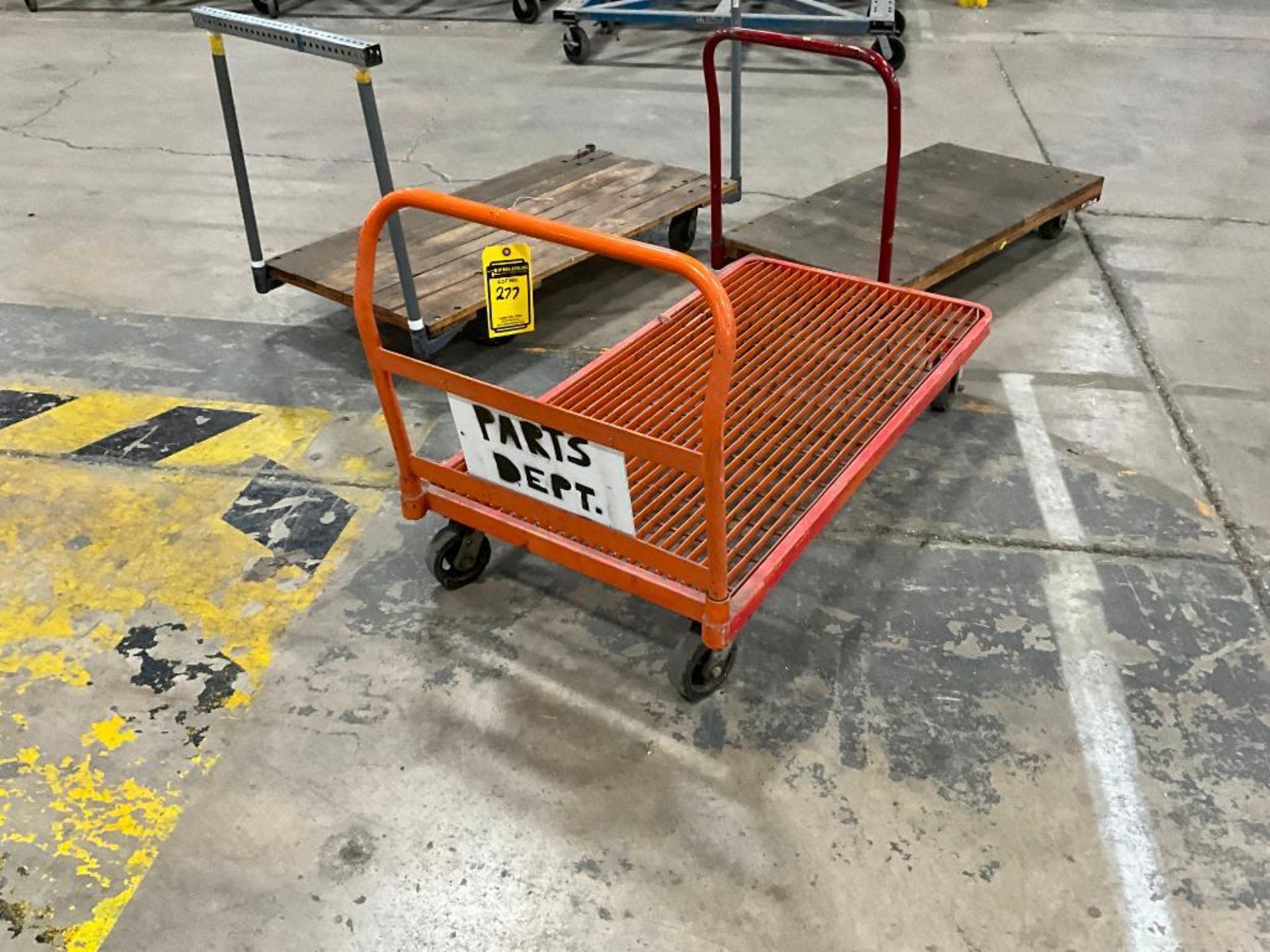 (6) Carts w/ Handle (No Contents)