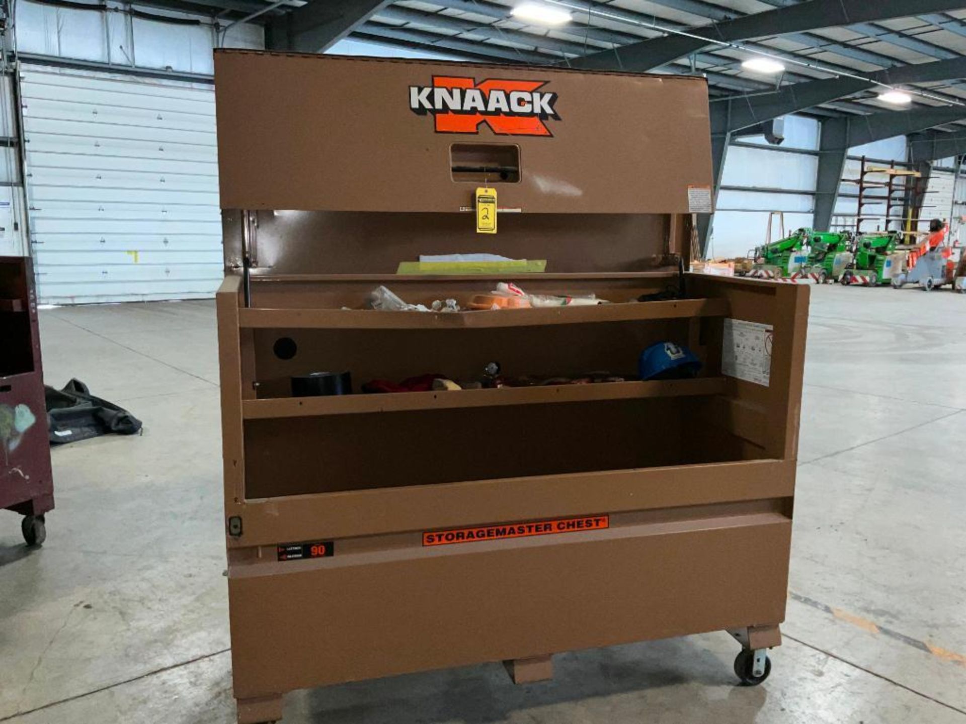 Knaack Gang Box w/ Contents, 30" L x 72" W x 56" H - Image 3 of 14