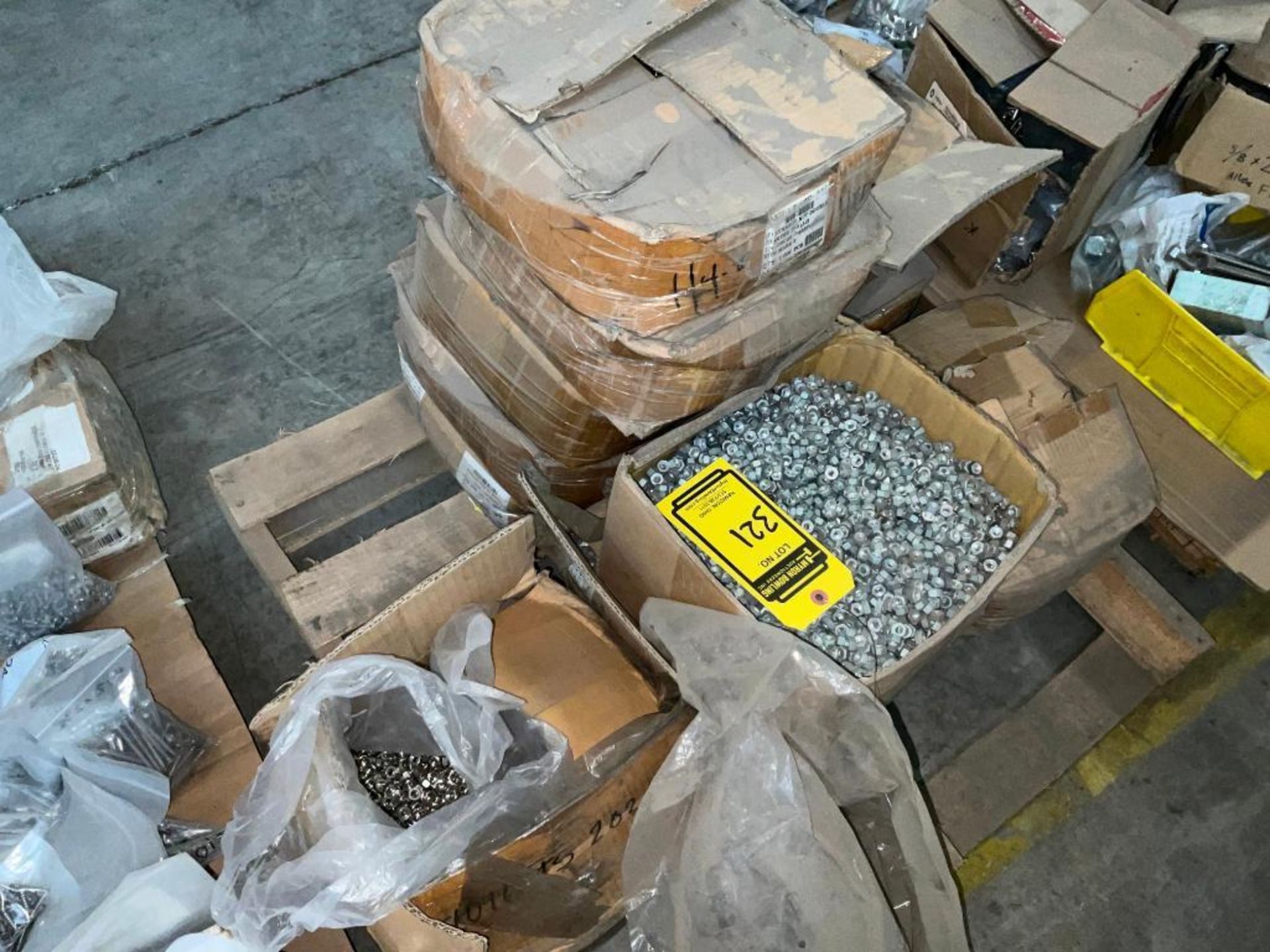 (30) Pallets of Concrete Anchors, Washers Flat & Lock, Nuts, Allen Head Bolts, Acorn Nuts, Threaded - Image 121 of 165