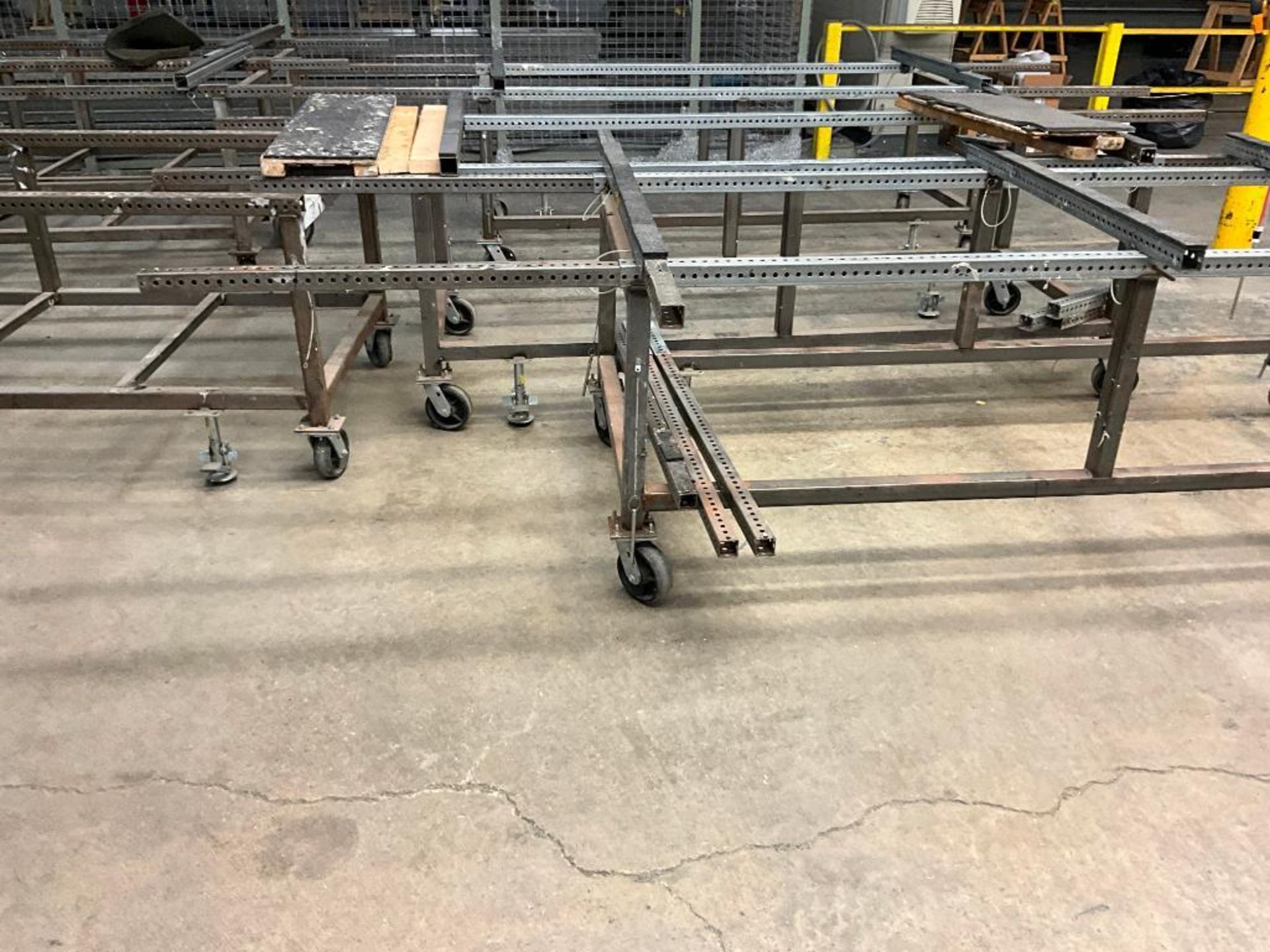 (25) Material Carts on Casters, 39" H x 131" W x 48" D - Image 6 of 14