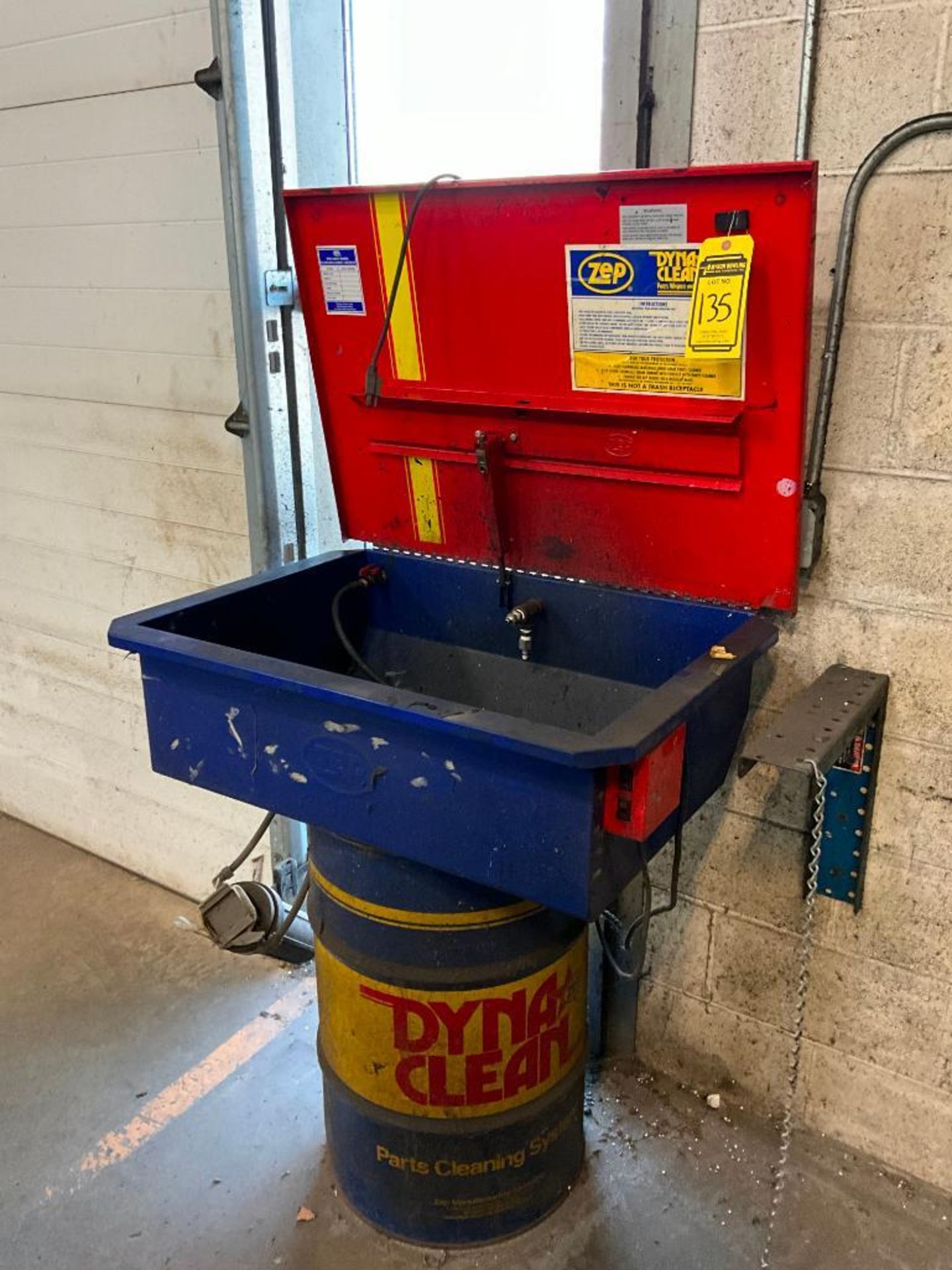 Zep Dyna Parts Washer, 40-Gal. Drum w/ Contents
