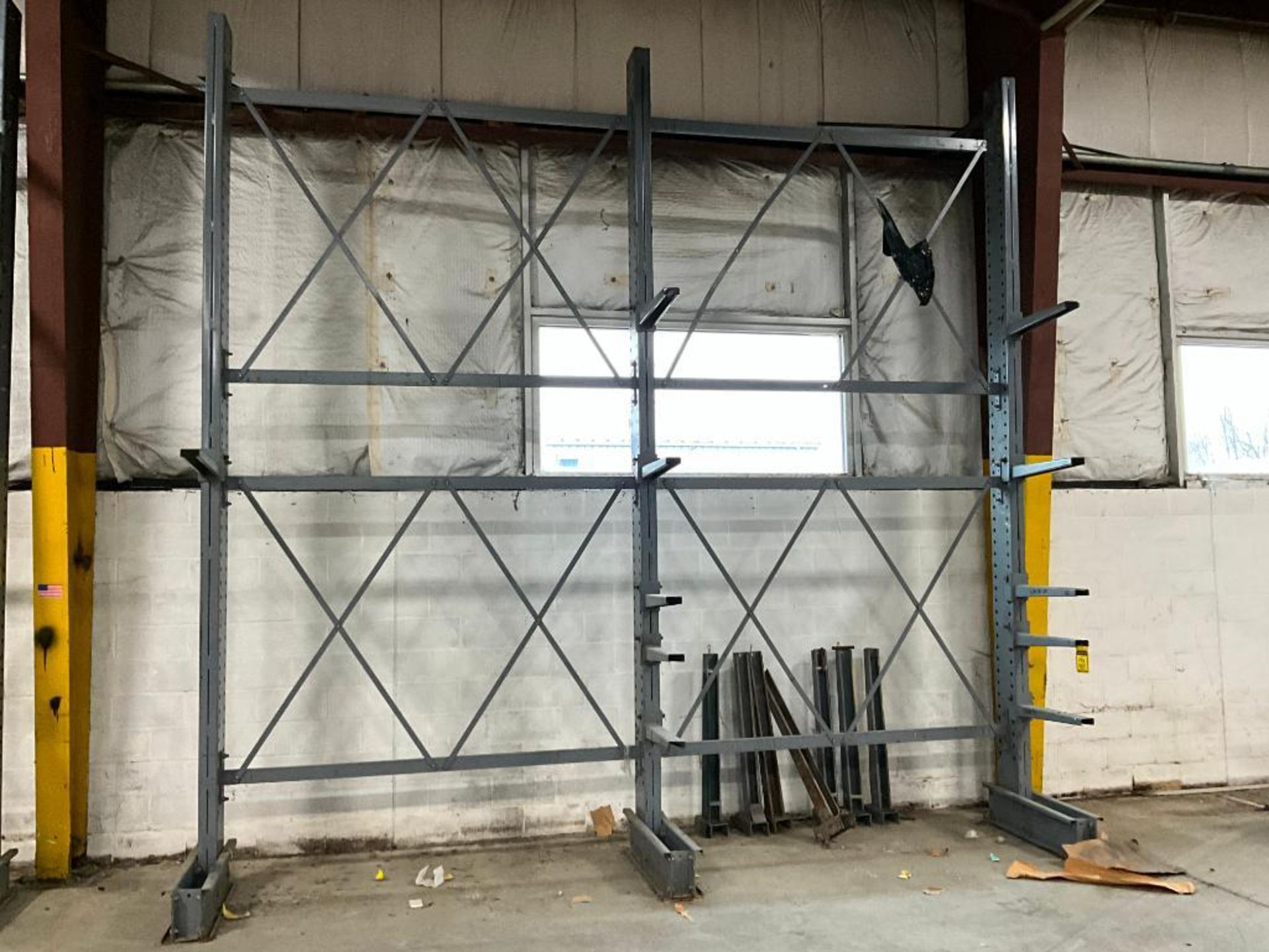 (1) Steel Rack, 214 H x 200" W x 37" D, Extra Arms - Image 17 of 20