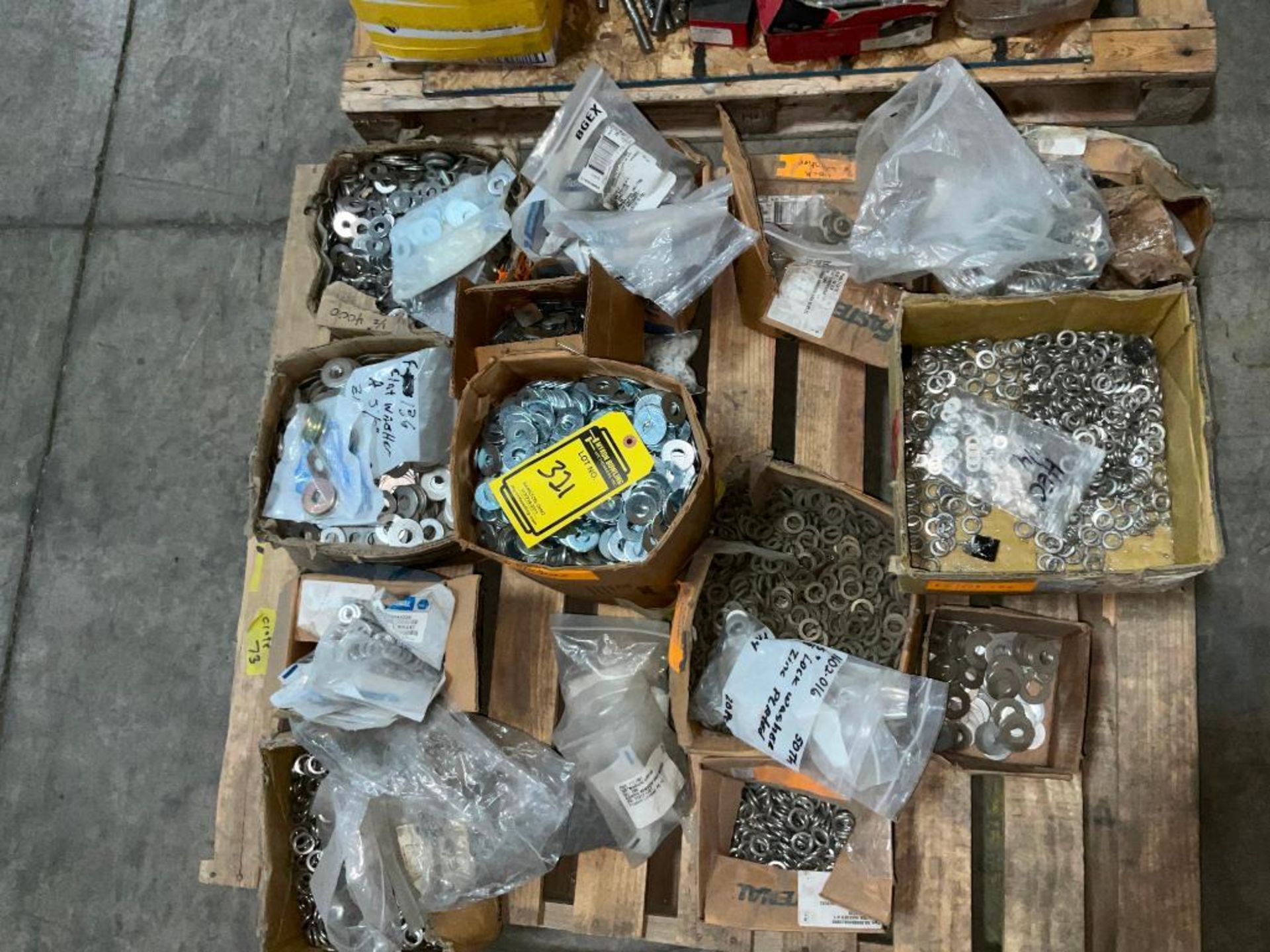 (30) Pallets of Concrete Anchors, Washers Flat & Lock, Nuts, Allen Head Bolts, Acorn Nuts, Threaded - Image 142 of 165