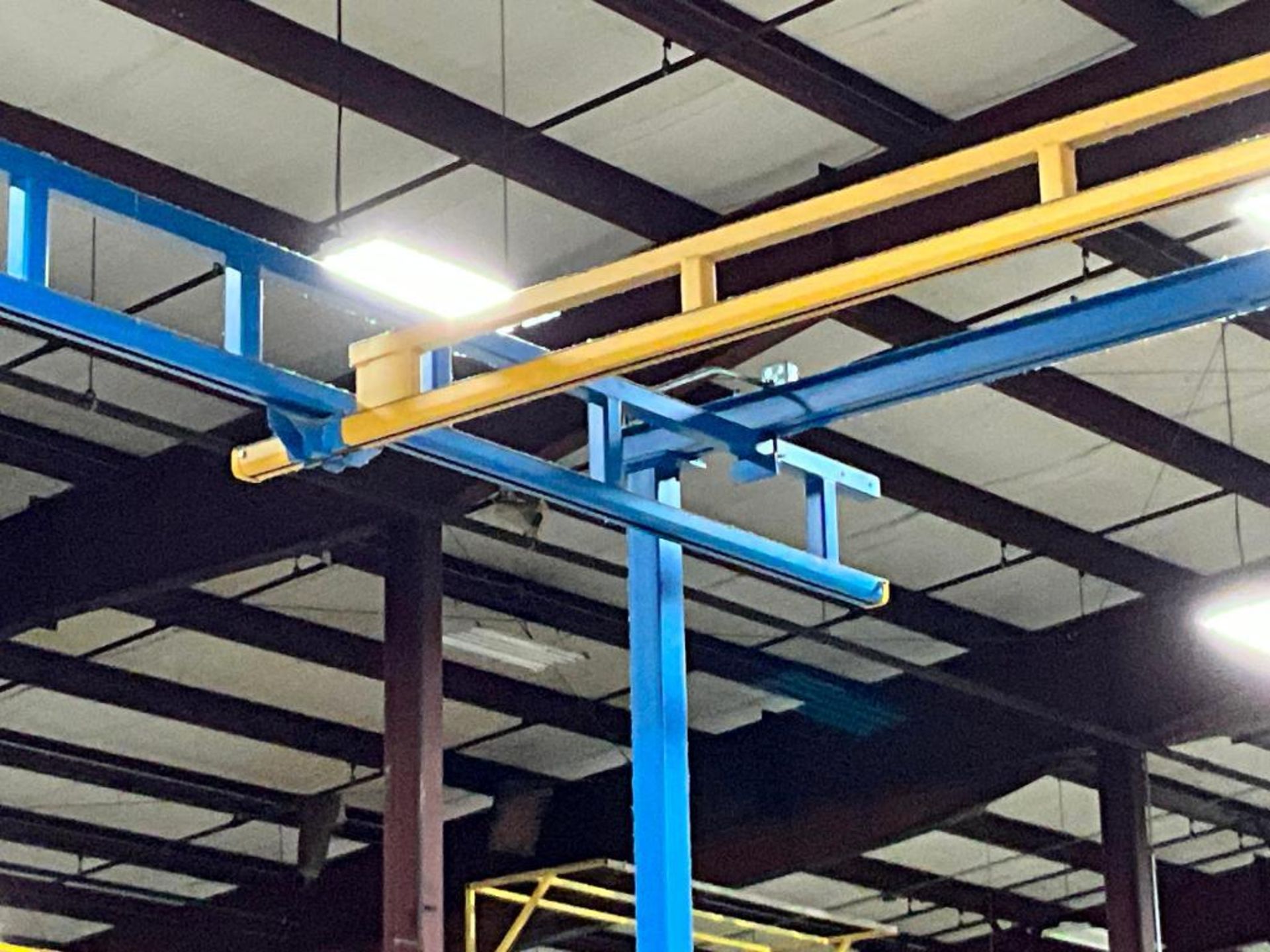 Gorbel Freestanding Crane System, (2) 1,000 LB. Hoist on Trolley, 220" H x 663" W x 268" D - Image 17 of 26